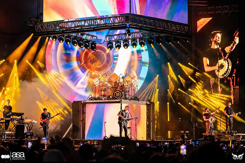 LED Display Stage of A Concert in Guatemala