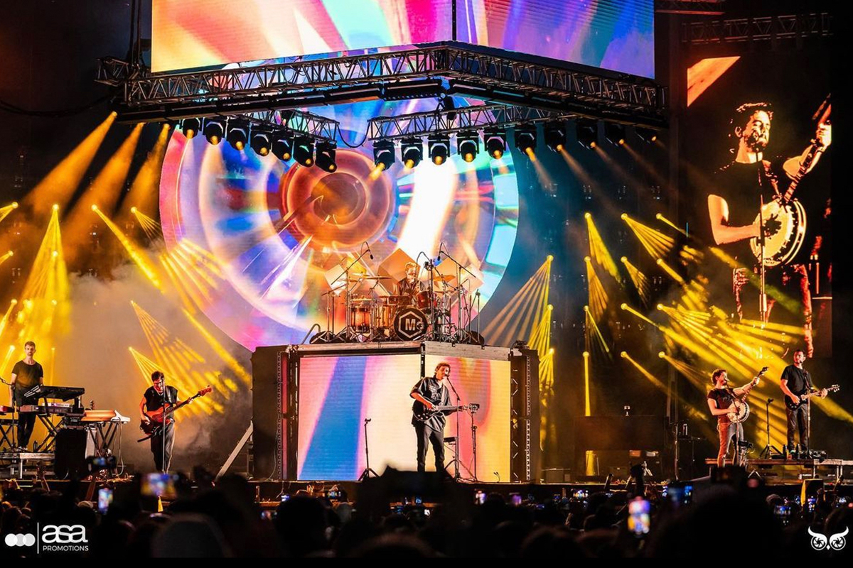 LED Display Stage of A Concert in Guatemala